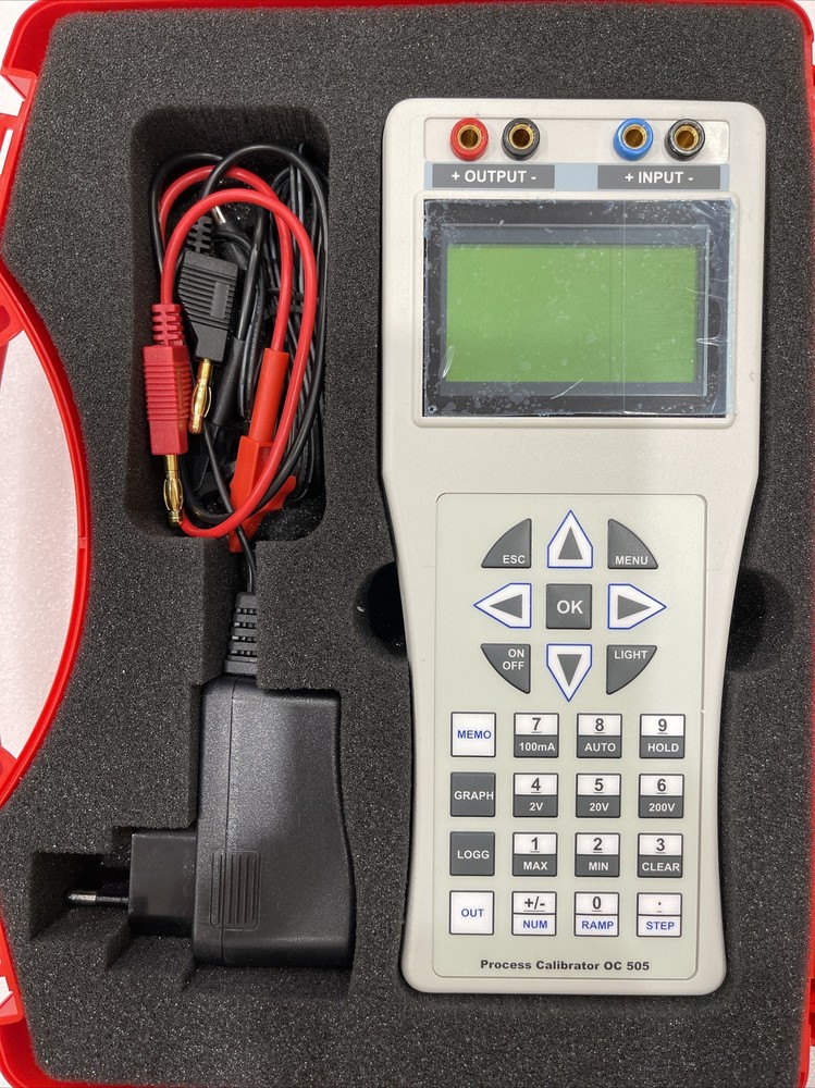 New Omega OC505 Multifunction Process Calibrator with optional Data Logger.