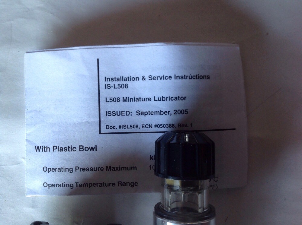 Parker Miniature Lubricator L508-02