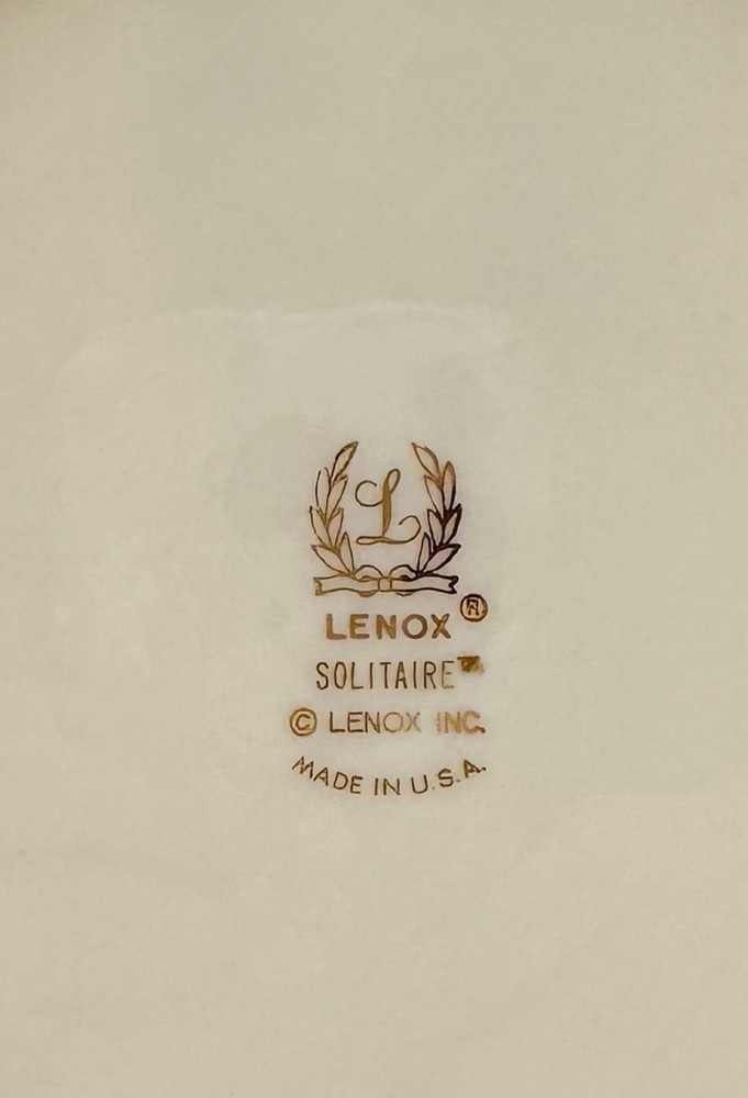 Lenox Solitaire - 3pc Place Setting