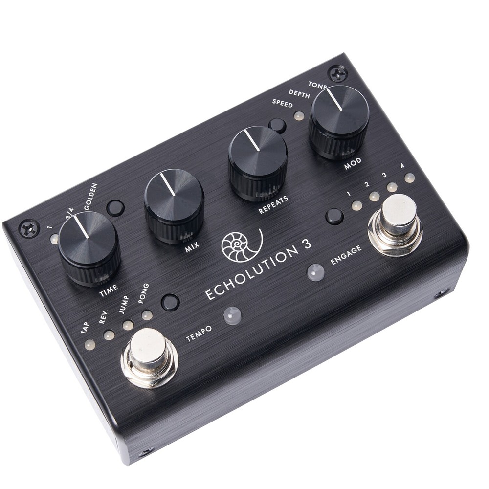 Used Pigtronix Echolution 3 Stereo Multi-Tap Delay Guitar Effects Pedal