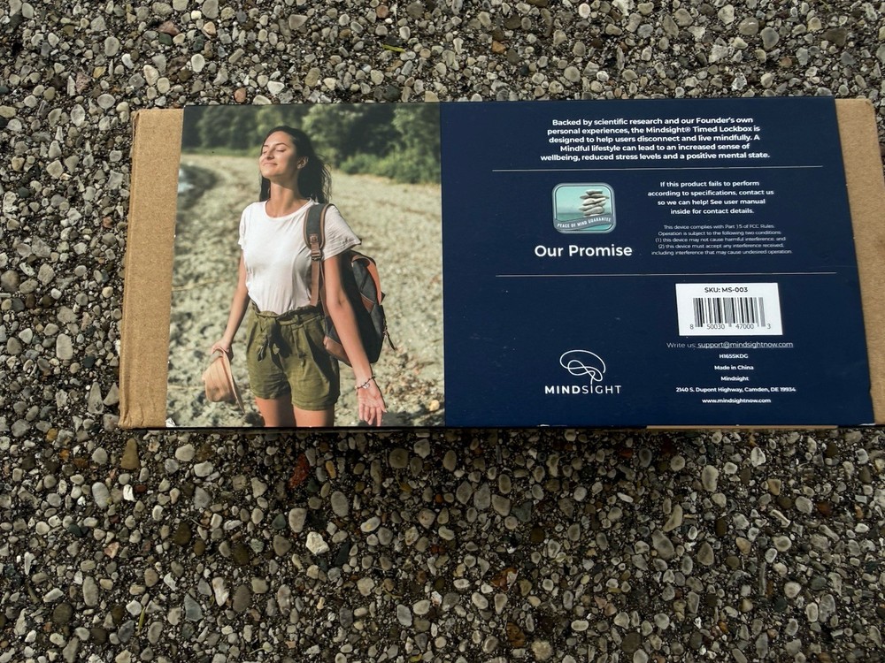Mindsight Personal Timed Lock Box | Unplug from Phone and Other Distractions!