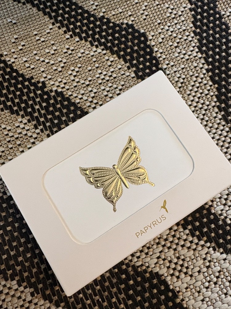Papyrus Butterfly Stationery