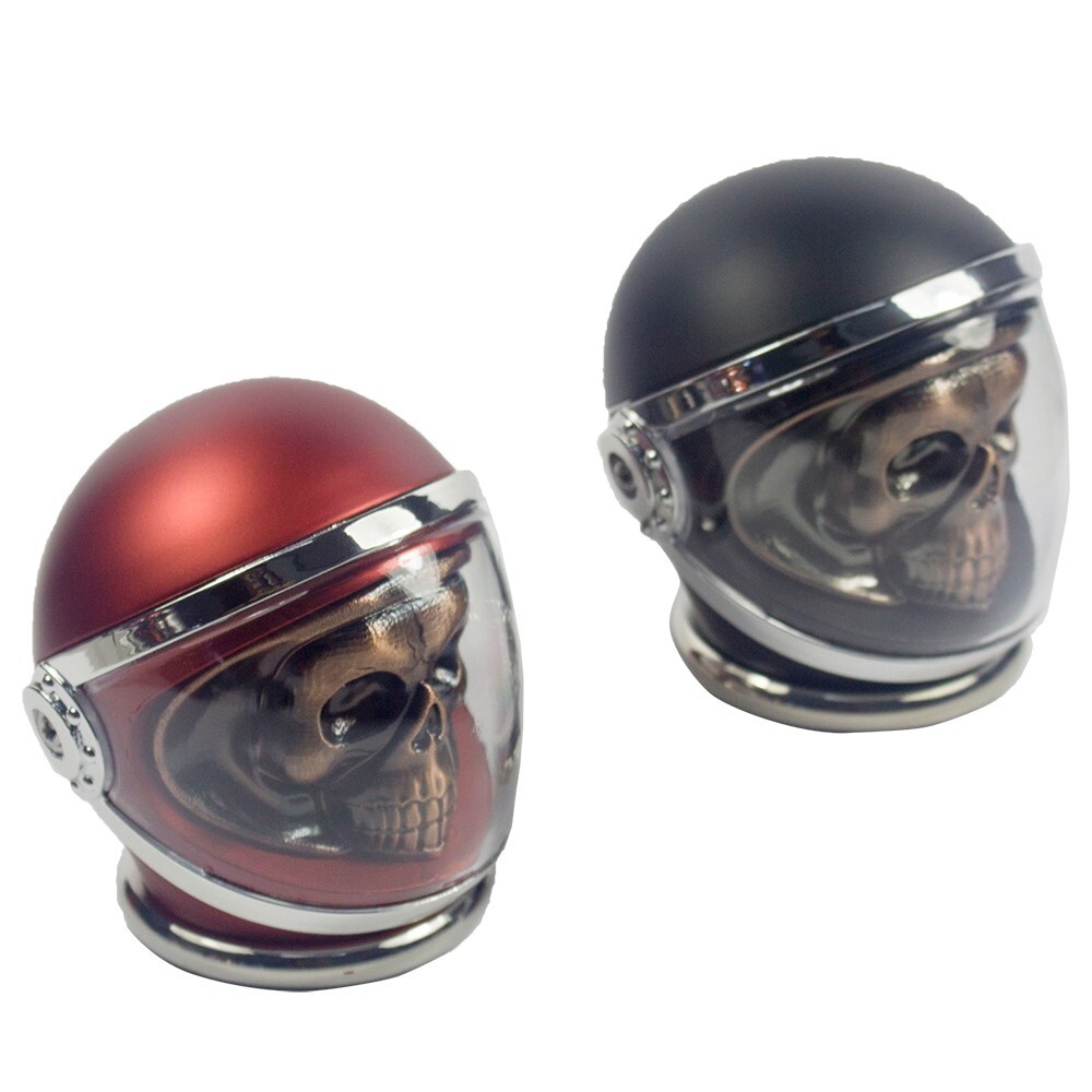 3" 4 PC 3D Copper Metal Skull in Helmet Tobacco Herb Spice Grinder Smoke Crusher