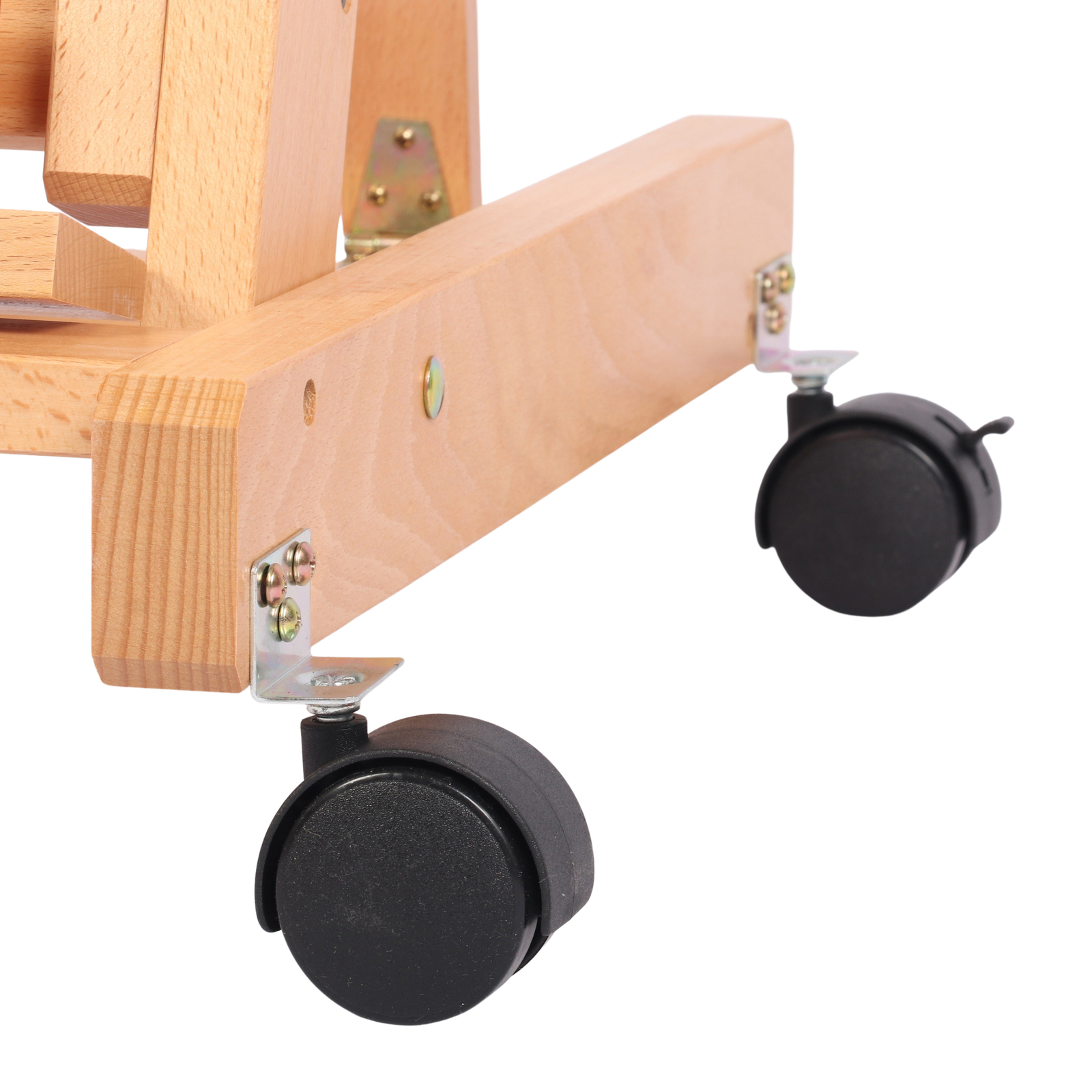 Movable Studio Easel Artist Painting Stand Beech Wood H-Frame Heavy Duty 87 In