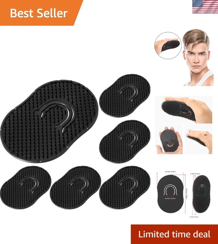 Luxury Black Shampoo Comb & Scalp Massager - Compact & Lightweight Solution