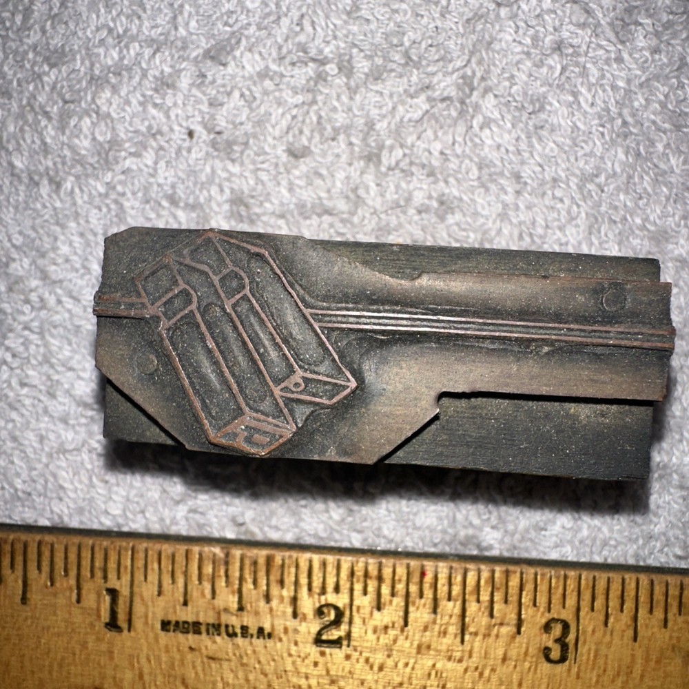 Printing Block ( Unknown image ) Copper Face