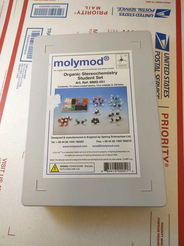 Molymod Organic StereoChemistry Student Set