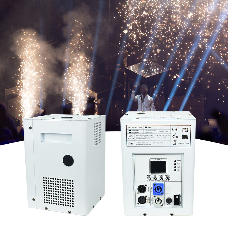 4X 750W Cold Spark Machine Wedding DJ Party Stage Effect Firework Machine W/Case