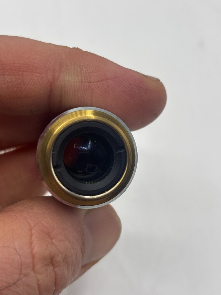 OLYMPUS MSPLAN 2.5 0.07 INFINITY/- F=180 MICROSCOPE OBJECTIVE LENS 110587 IC 🎯