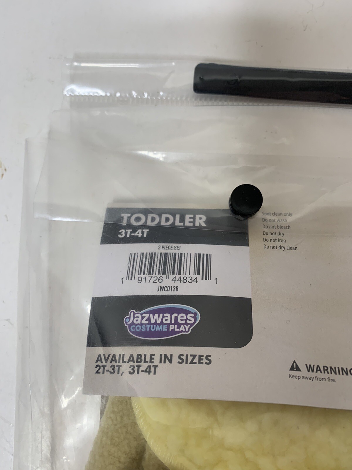 Star Wars The Mandalorian Child Baby Yoda GROGU Toddler Costume 3T-4T Disney