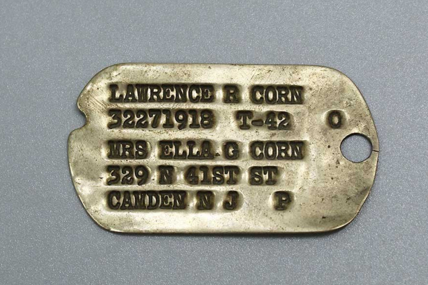 US WW2 NoK Dog Tag – T-42 Camden, NJ . FLU4986