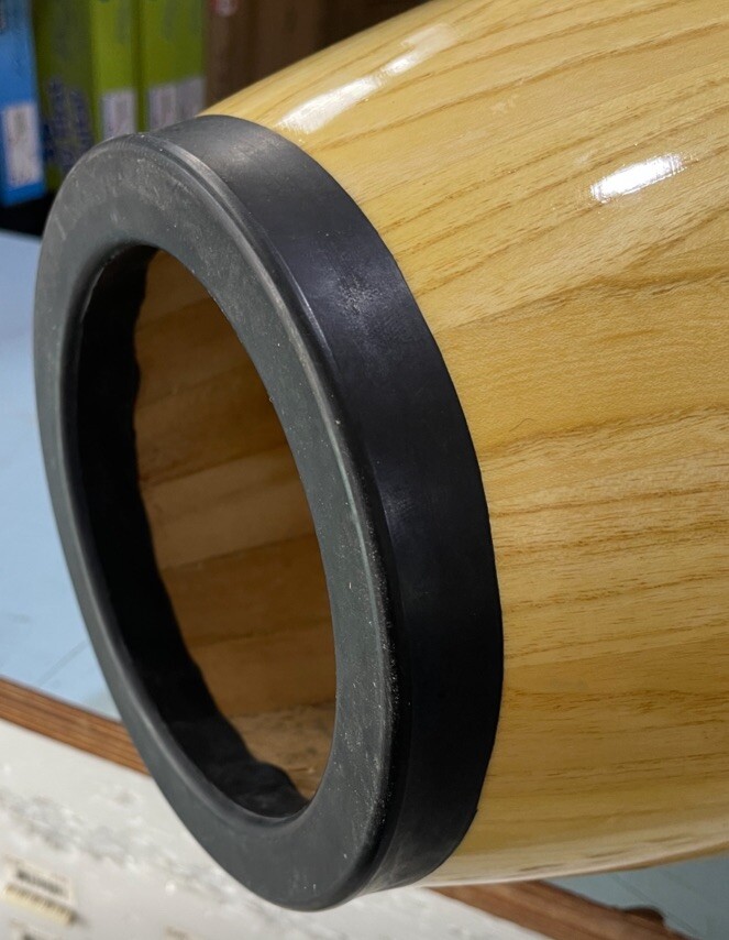 DP Percussion Rubber Bottom For 12” Conga Drum. Bottom Diameter  Measures 9”.