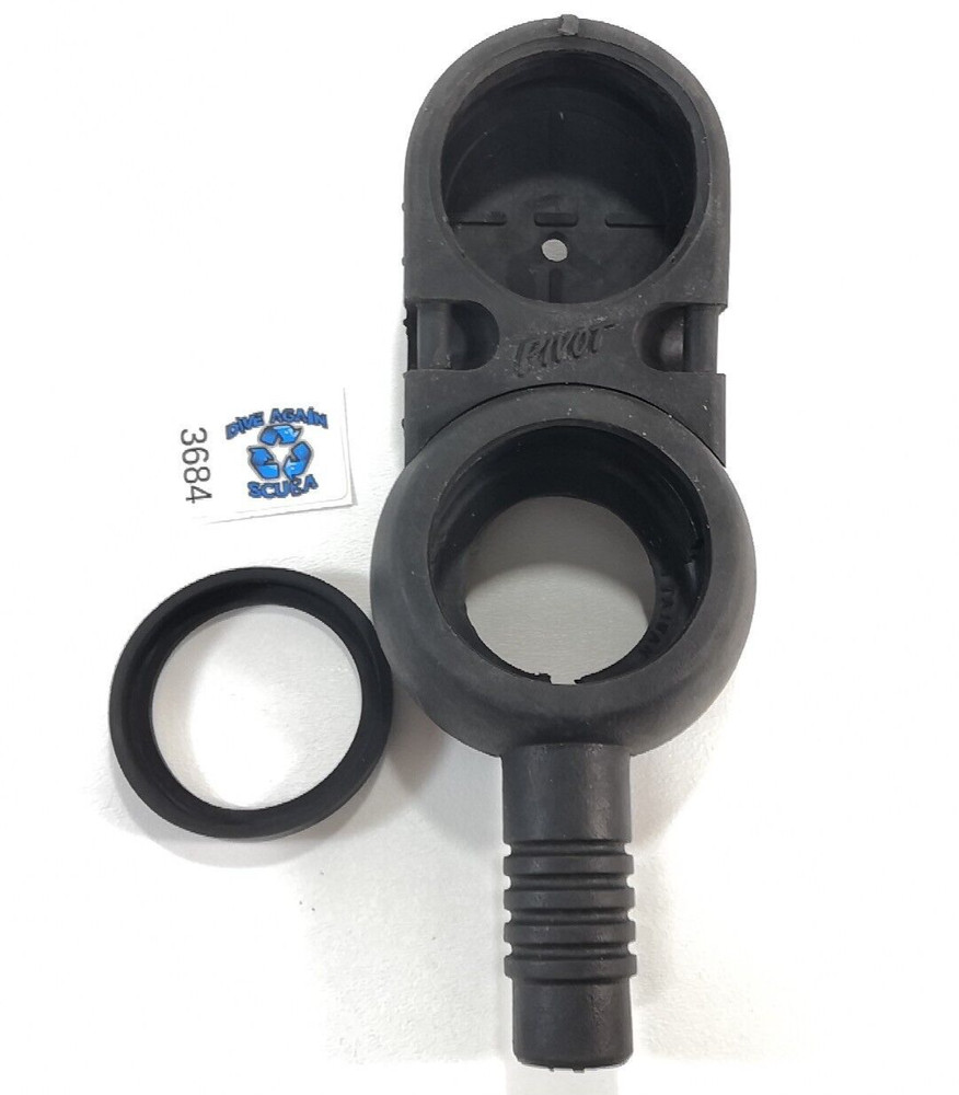 Aqua Lung Pivot Swivel 3 Gauge Console Boot Scuba Computer SPG Depth Compass
