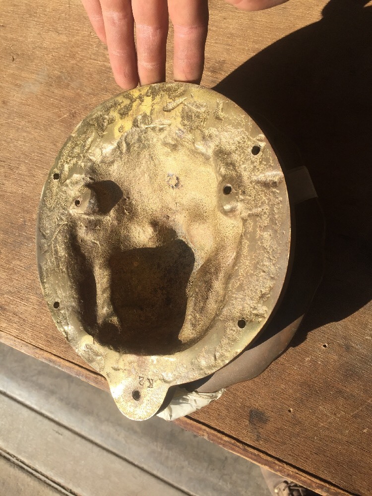 Antique Lion Face Doorknocker