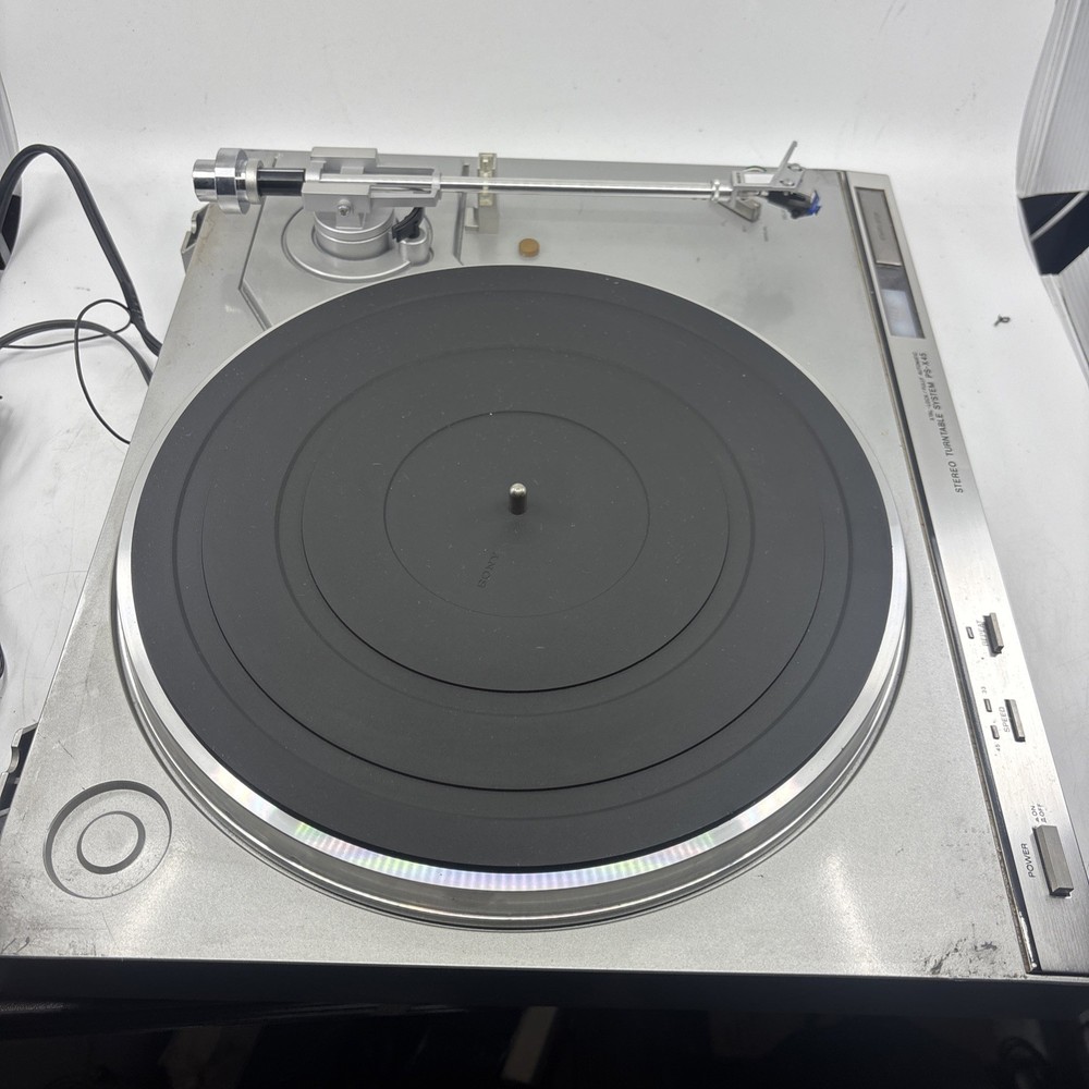 SONY PS-X45 Turntable WORKS Missing One Leg