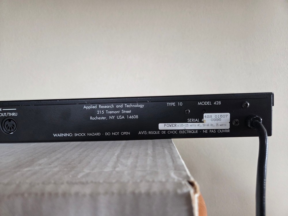 ART Effects Network Model 428 Rack Mount Guitar Applied Research And Technology