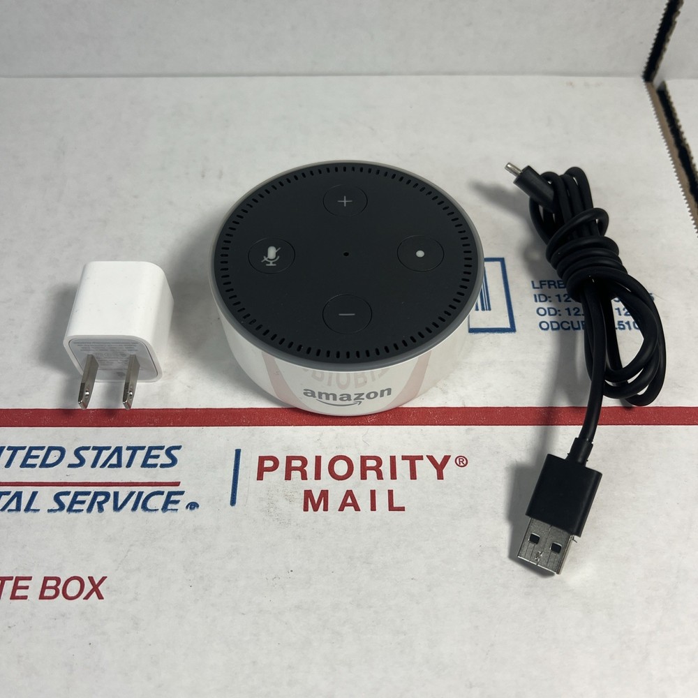 Amazon Echo Dot 2nd Gen Alexa Smart Speaker -NR MINT - SAME DAY SHIP - WARRANTY