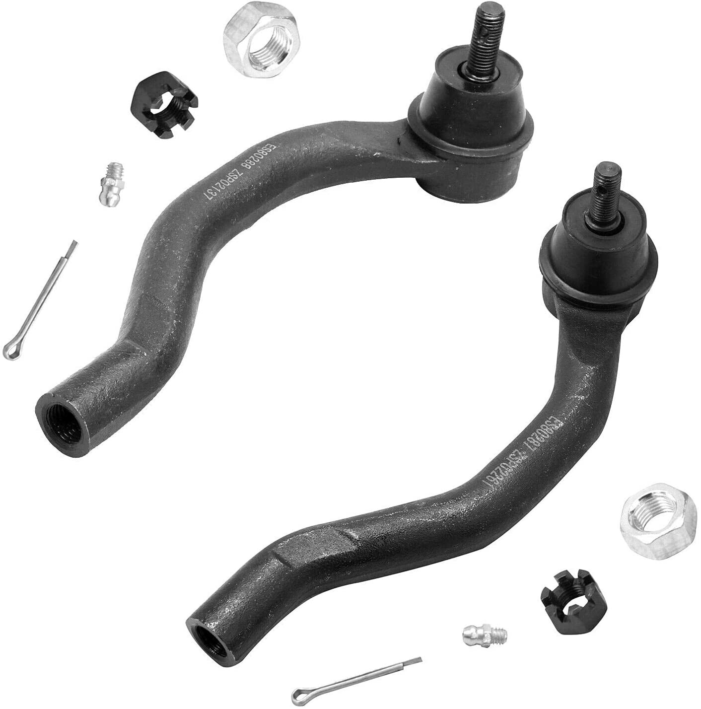 Power Steering Rack and Pinion + Outer Tie Rod for Honda Accord 2003 2004-2007