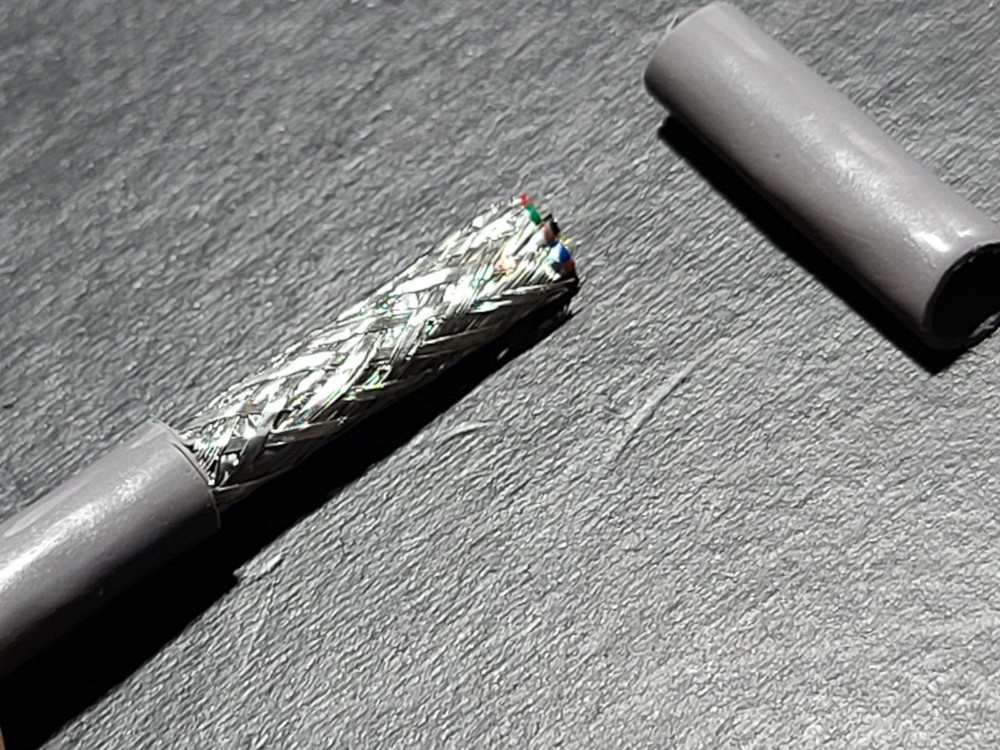 Alpha Wire 6345 22/9C Multi-Shielded Control/Communication Cable Gray /10ft