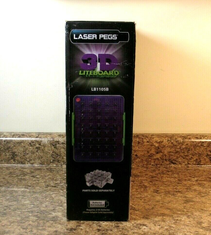 3D Liteboard Sound Activated Power Base & Storage Bin NEW