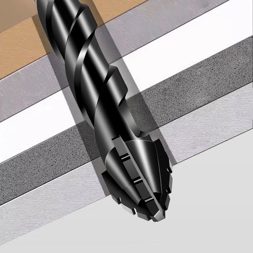 4pc Eccentric Drill Bits for Precision Drilling in Glass and Hard Plastics