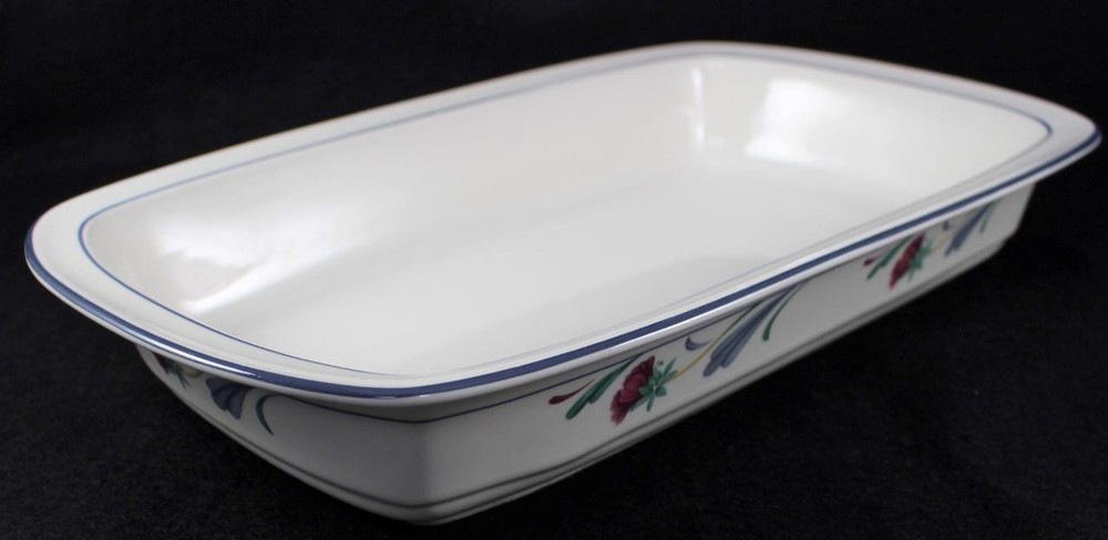 Lenox POPPIES ON BLUE 13" Rectangular Baker GOOD CONDITION