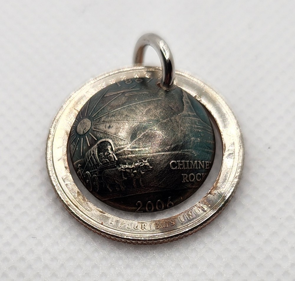 US QUARTER Coin Pendant