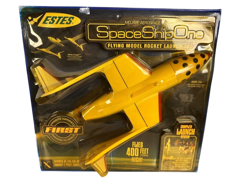 Estes SpaceshipOne Flying Model Rocket Launch Set Flies 400 Ft.