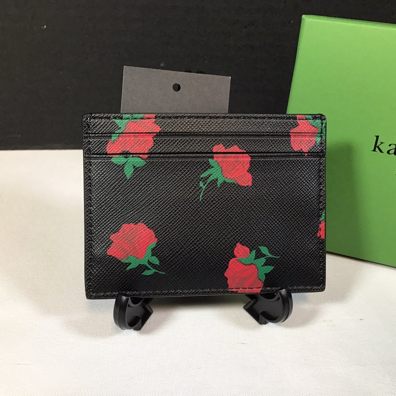 Disney X Kate Spade New York Madison Rose Toss Printed Slim Card Holder KE995