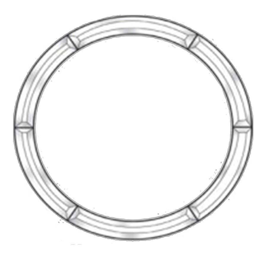 20"& 17" Diameter Exquisite Clear Glass Circle Bevel Cluster EC272
