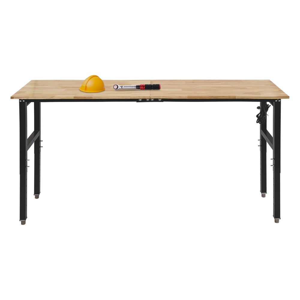 Adjustable Workbench Heavy Duty Work Bench Workbench Freestanding 907kg/2000lbs