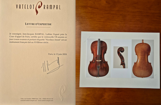 French cello XVIII c.