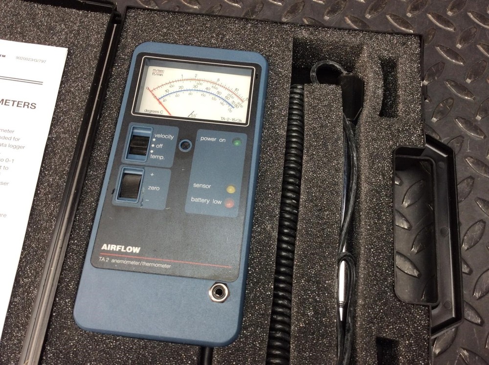 Airflow Thermal Anemometer Model TA-2 w/ Case