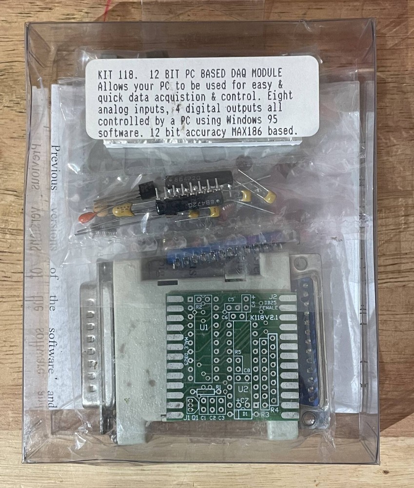 12 Bit Data Acquisition System DB25 Kit NOS