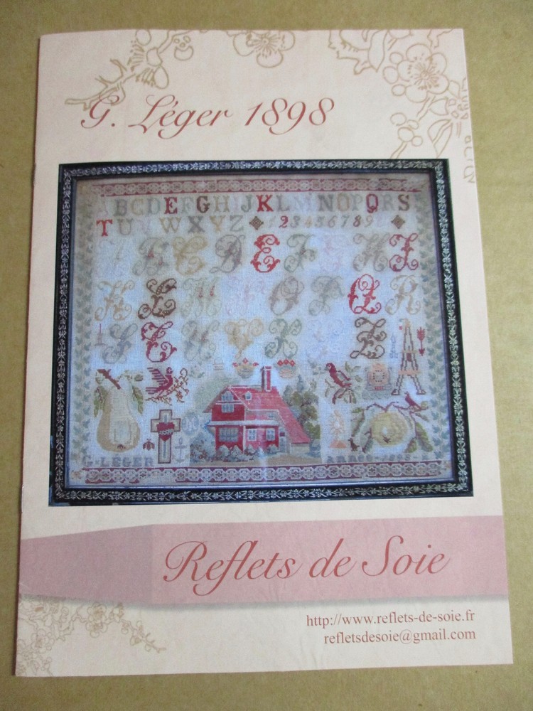 G. Leger 1898 Silk Reflections Needlepoint Chart 2015 Reflets de Soie