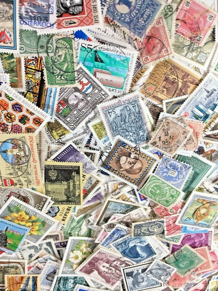 AUSTRIA - 200 STAMPS - ALL DIFFERENT - USED
