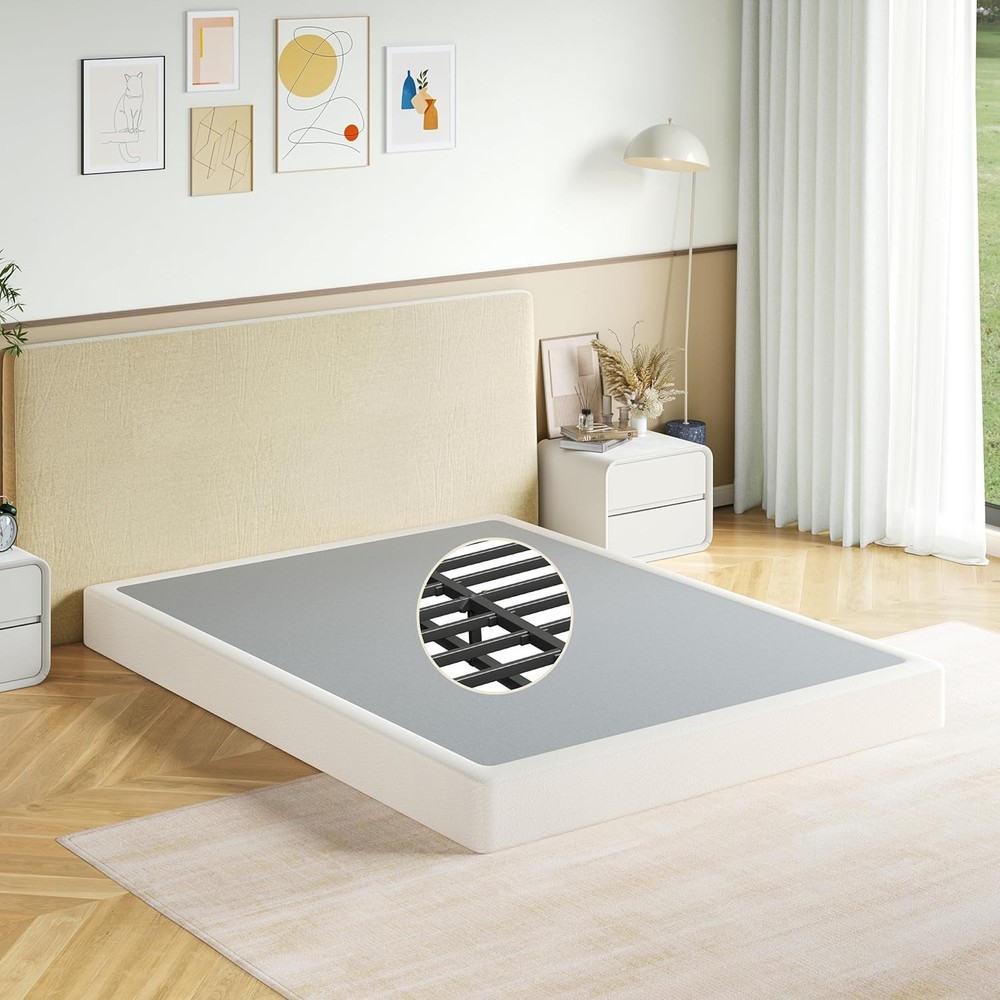 7 Inch Full Bed Mattress Foundation Frame