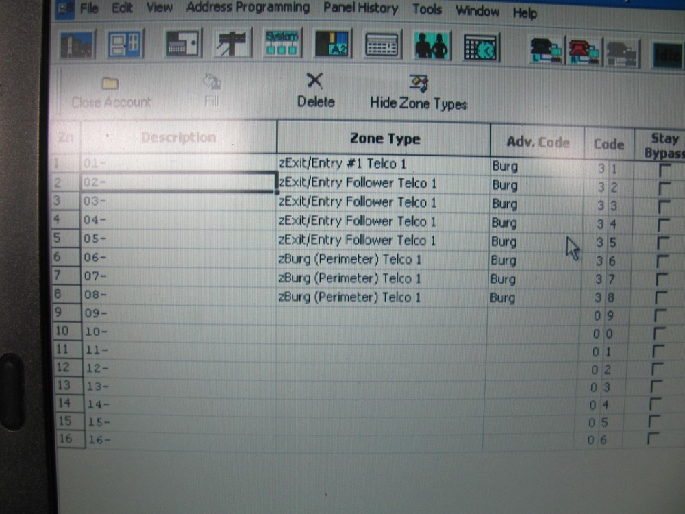 NAPCO GEMINI P816 LOT