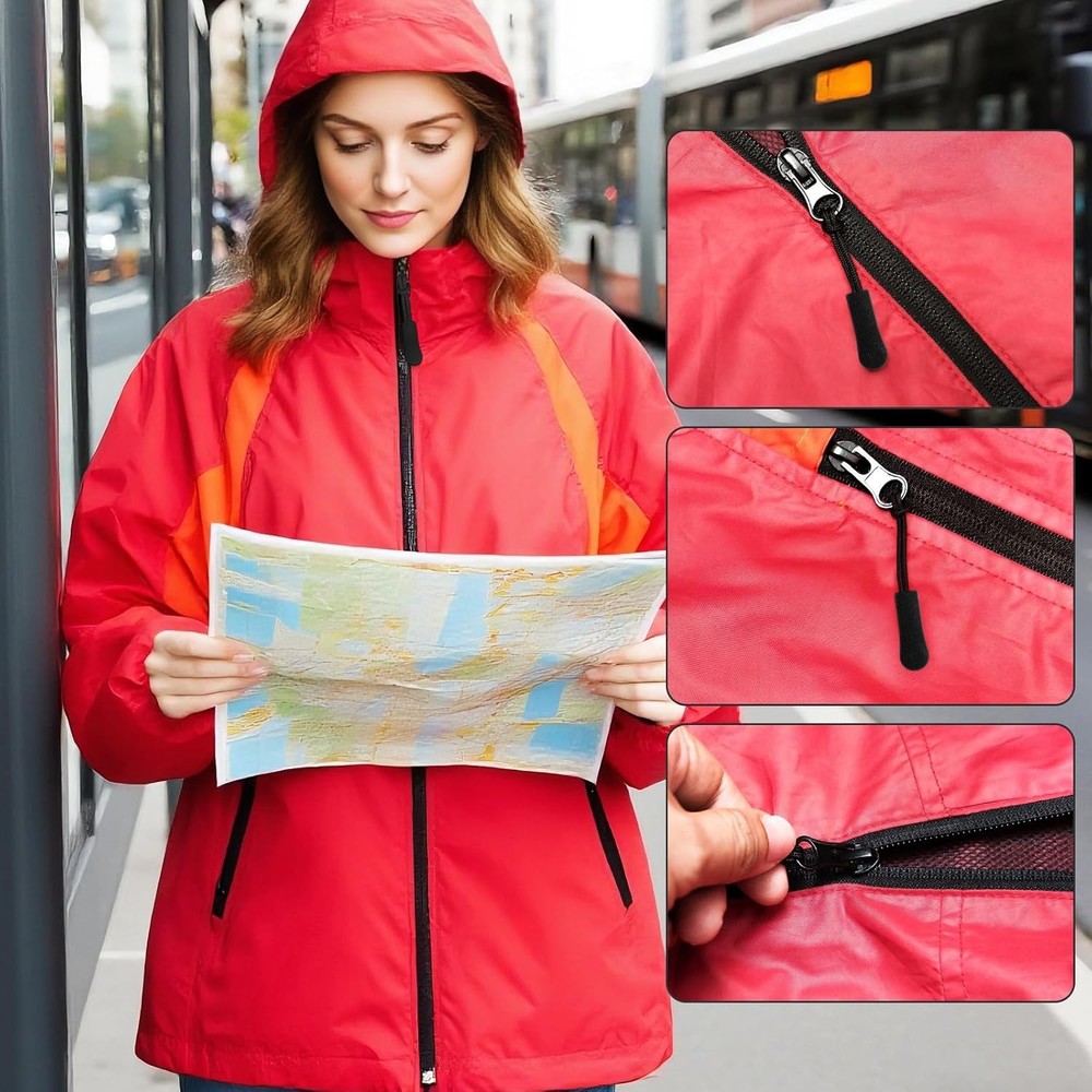 30 pcs Zipper Pull Replacement,Zipper Pulls, Replacement for Jackets,Golf Bag,Pu