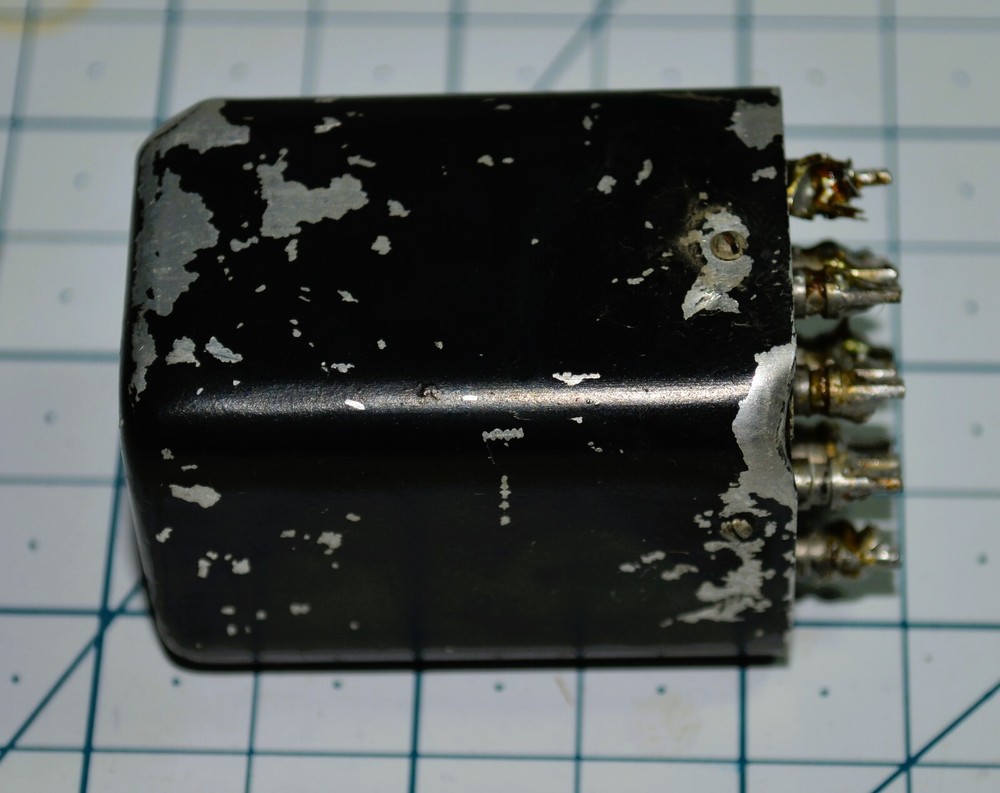 Vintage UTC A-12 Early Black Input Transformer A12