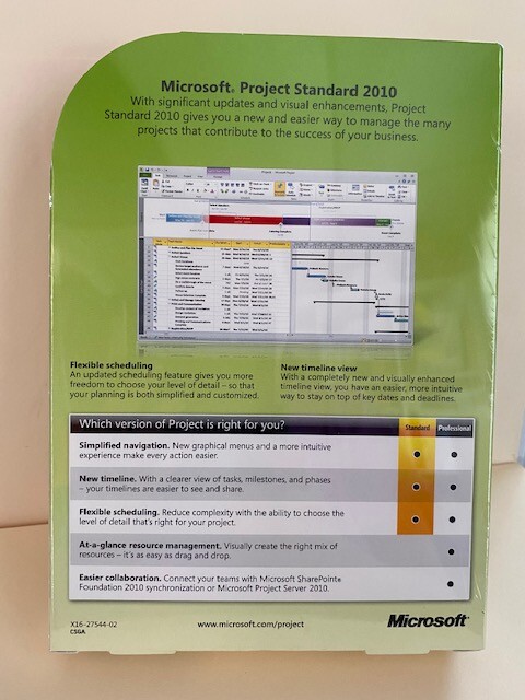 Microsoft Project Standard 2010_Retail_Full Version_New