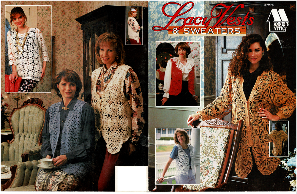 LACY VESTS & SWEATERS CROCHET LEAFLET