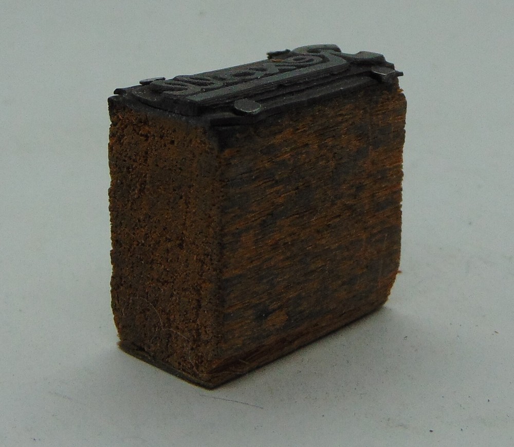 Vintage Printing Letterpress Printers Block Rexall