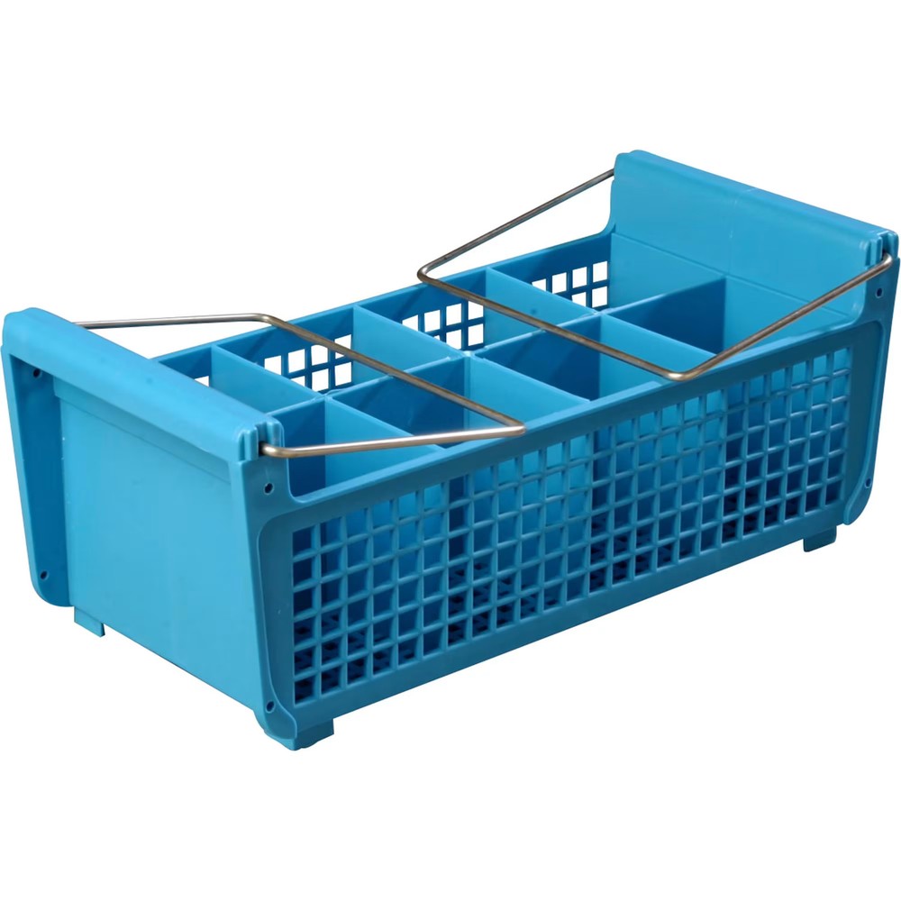 Carlisle C32P214 OptiClean Flatware Basket with Handles