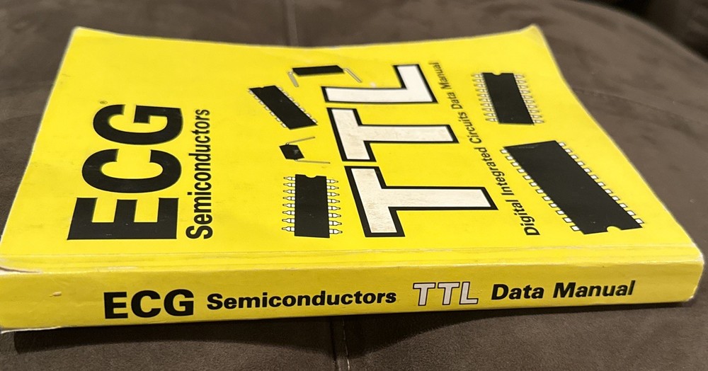 1981 ECG Semiconductors TTL Digital Integrated Circuits Data Manual