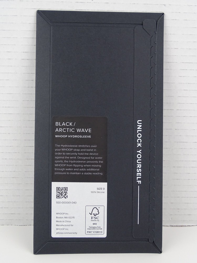 Whoop Hydrosleeve 2 Pack 4.0 Accessory Black / Arctic White Size 0 New