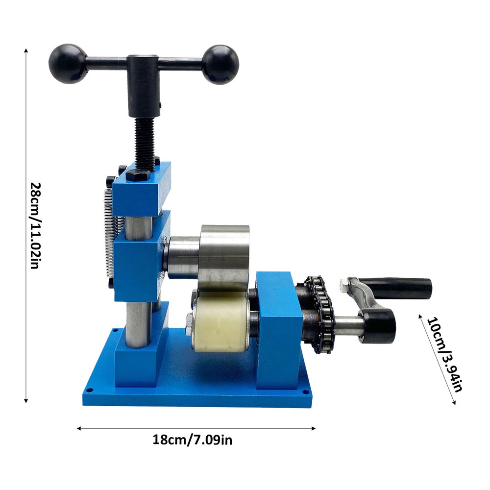 Hand Crank Ring Bracelet Press Bending Machine Making Tool Jewelry Ring Bender