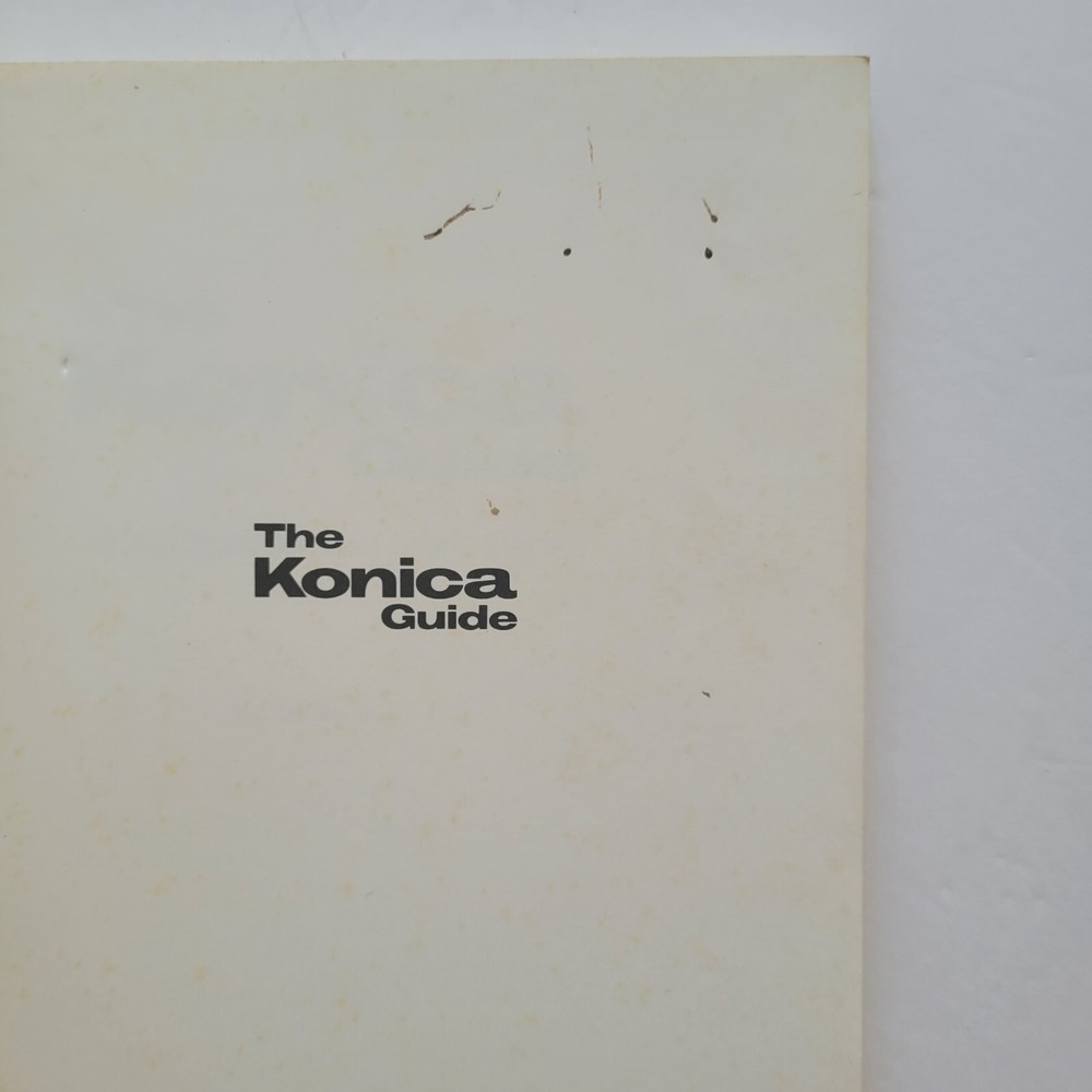 The Konica Guide Book by Lou Jacobs Jr Revised Edition