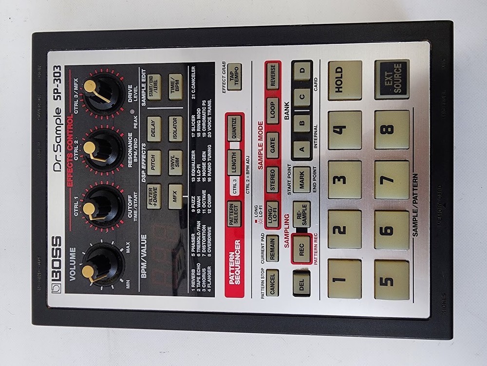 Boss SP-303 Dr. Sample Portable Phrase Sampler