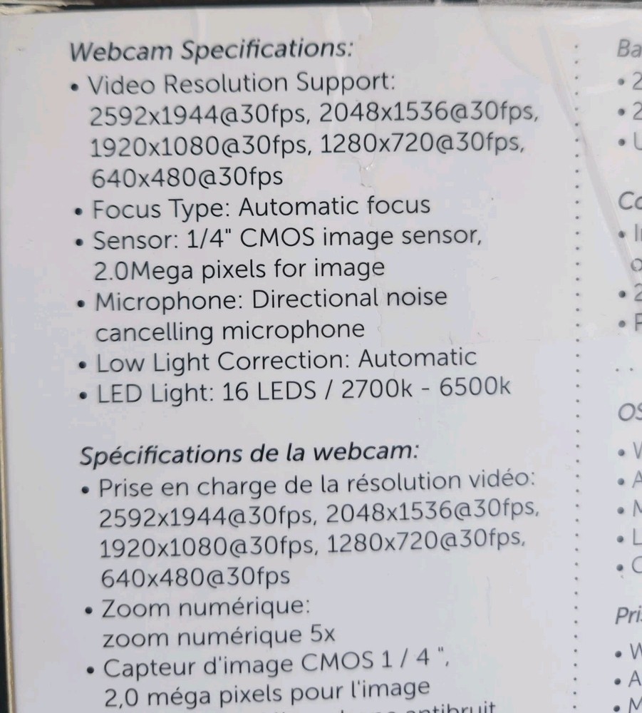 Aluratek LIVE 2K HD Ring Light Webcam with Tripod